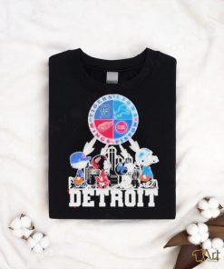 Peanut Character Detroit Sport Team Abbey Road Skyline 2023 shirt