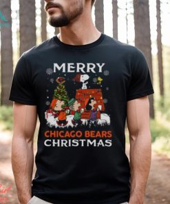 Peanuts Characters Snoopy Merry Chicago Bears Christmas shirt, hoodie, sweater, long sleeve and tank top Peanuts Characters Snoopy Merry Chicago Bears Christmas shirt