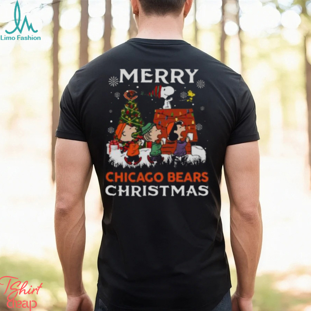 Peanuts Characters Snoopy Merry Chicago Bears Christmas shirt Peanuts Characters Snoopy Merry Chicago Bears Christmas shirt
