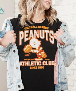 Peanuts Charlie Brown football season athletic club since 1950 shirt