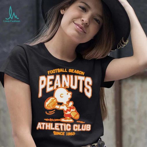 Peanuts Charlie Brown football season athletic club since 1950 shirt