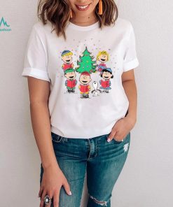 Peanuts Mad Engine Caroling Graphic T Shirt