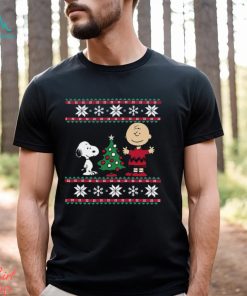Peanuts Snoopy And Charlie Christmas Long Sleeve T Shirt