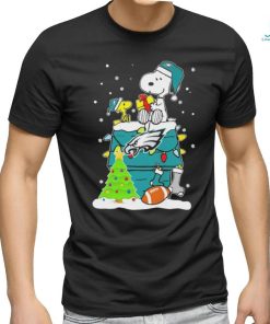 Peanuts Snoopy And Woodstock Philadelphia Eagles Merry Christmas Shirt