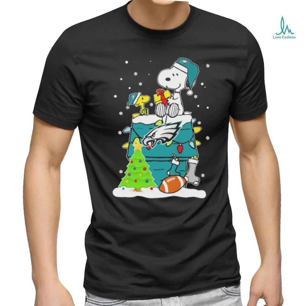 Peanuts Snoopy And Woodstock Philadelphia Eagles Merry Christmas Shirt Peanuts Snoopy And Woodstock Philadelphia Eagles Merry Christmas Shirt