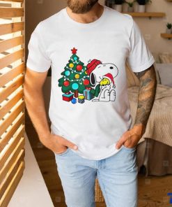 Peanuts Snoopy Christmas tree shirt
