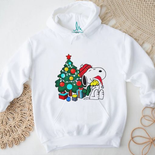 Peanuts Snoopy Christmas tree shirt
