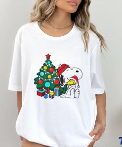 Peanuts Snoopy Christmas tree shirt