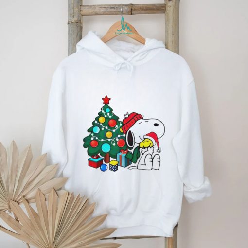 Peanuts Snoopy Christmas tree shirt
