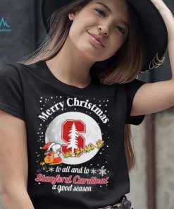 Peanuts Snoopy Merry Christmas To All And To All A Stanford Cardinal A Good Season Shirt