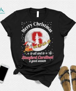 Peanuts Snoopy Merry Christmas To All And To All A Stanford Cardinal A Good Season Shirt