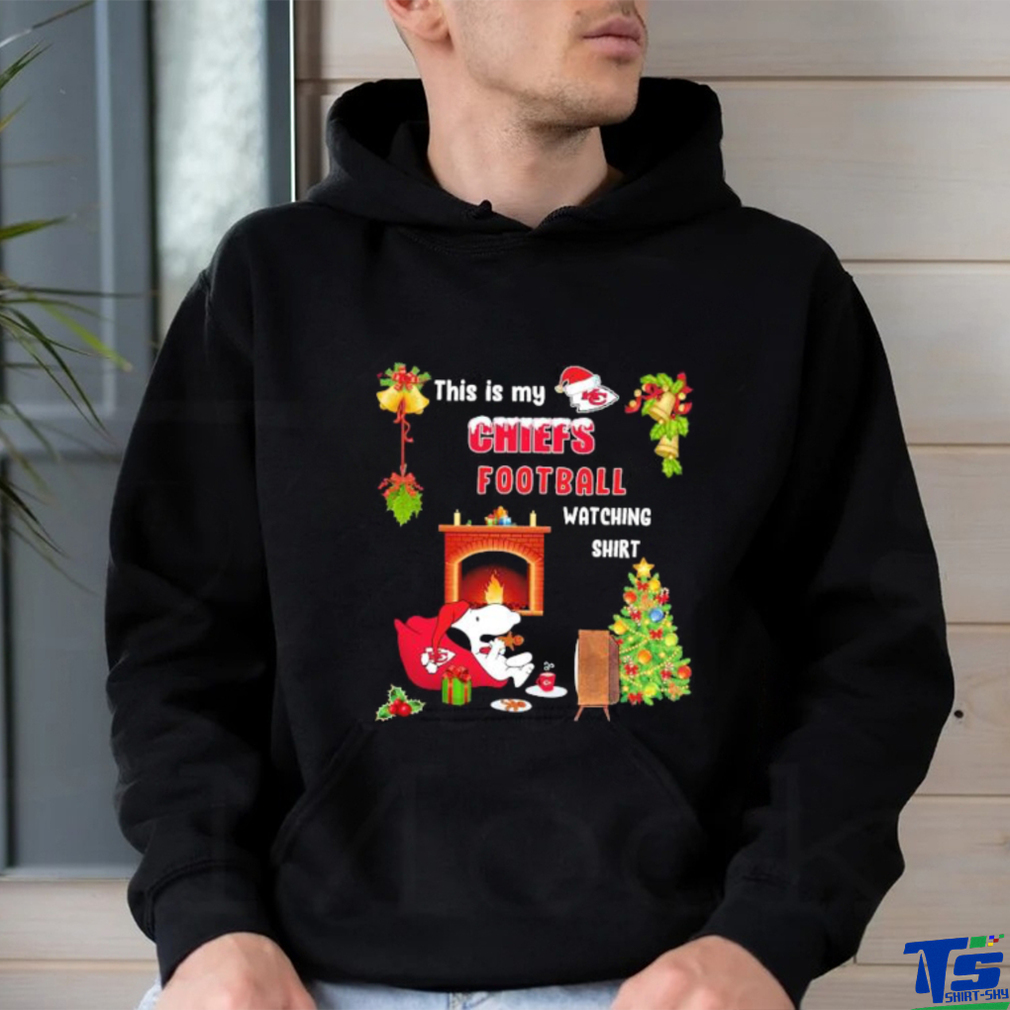 Peanuts Snoopy This Is My Kansas City Chiefs Football Watching Christmas Shirt Peanuts Snoopy This Is My Kansas City Chiefs Football Watching Christmas Shirt