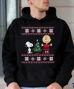 Peanuts Snoopy and Charlie Christmas Long Sleeve T shirt