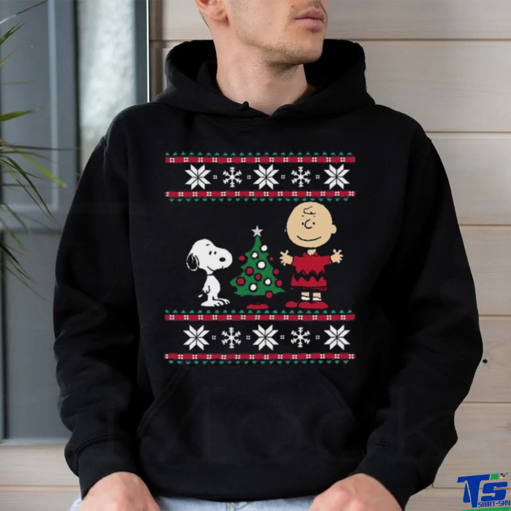 Peanuts Snoopy and Charlie Christmas Long Sleeve T shirt Peanuts Snoopy and Charlie Christmas Long Sleeve T shirt