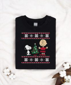 Peanuts Snoopy and Charlie Christmas Long Sleeve T shirt