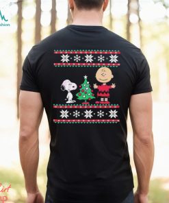 Peanuts Snoopy and Charlie Christmas Tree Shirt