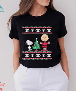 Peanuts Snoopy and Charlie Christmas Tree Shirt