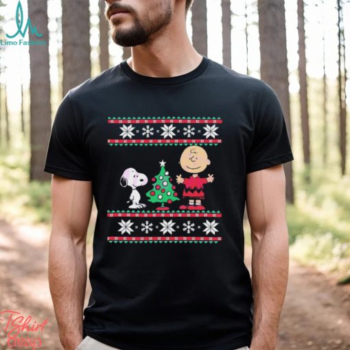 Peanuts Snoopy and Charlie Christmas Tree Shirt