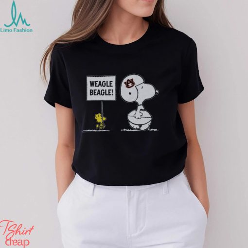 Peanuts X Auburn Weagle Beagle Football T Shirt