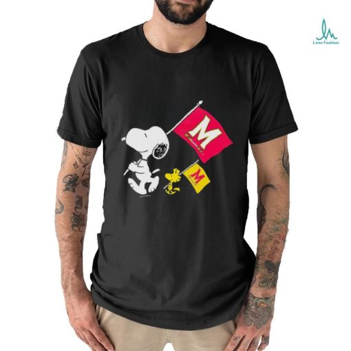Peanuts x Maryland flags shirt
