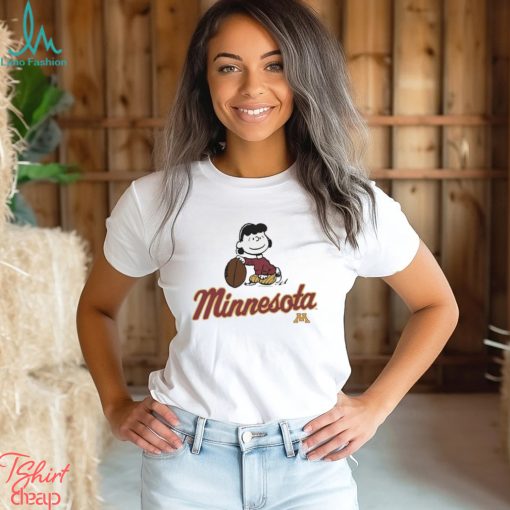 Peanuts x minnesota lucy football shirt