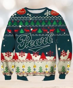 Pearl Larger Beer Ugly Christmas Sweater, Gift for Christmas Holiday