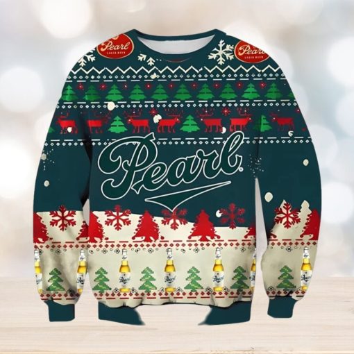 Pearl Larger Beer Ugly Christmas Sweater, Gift for Christmas Holiday