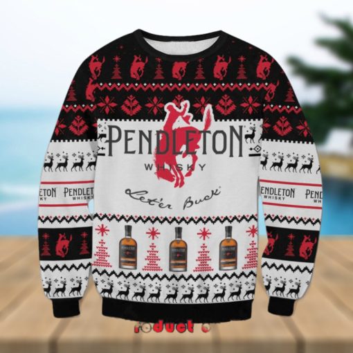 Pendleton Whiskey Let’er Buck Ugly Christmas Sweater