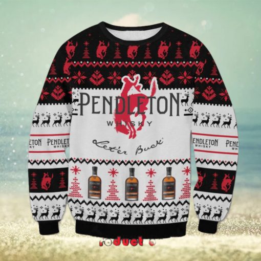 Pendleton Whiskey Let’er Buck Ugly Christmas Sweater