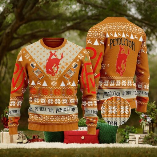 Pendleton Whiskey Ugly Christmas 3D Sweater For Men And Women