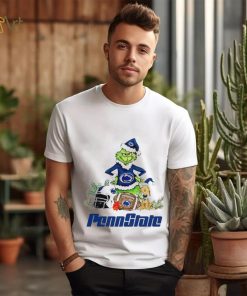Penn State Lions Grinch and Max dog funny Christmas shirt