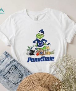 Penn State Lions Grinch and Max dog funny Christmas shirt