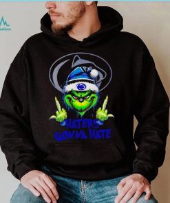Penn State Nittany Lions Grinch middle finger haters gonna hate shirt