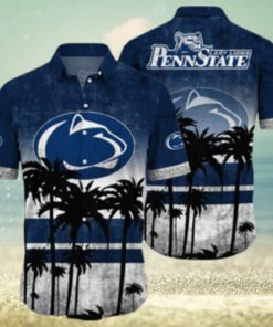 Penn State Nittany Lions Logo Coconut Tropical Hawaiian Shirt Beach Gift For Fans