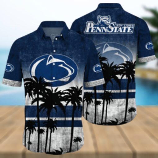 Penn State Nittany Lions Logo Coconut Tropical Hawaiian Shirt Beach Gift For Fans