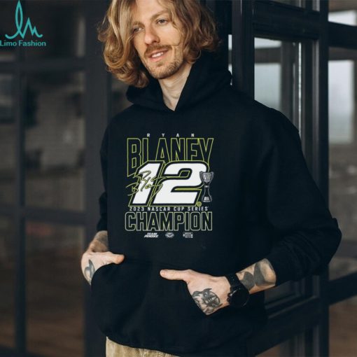 Penske Charcoal Ryan Blaney 2023 NASCAR Cup Series Champion Xtreme T Shirt