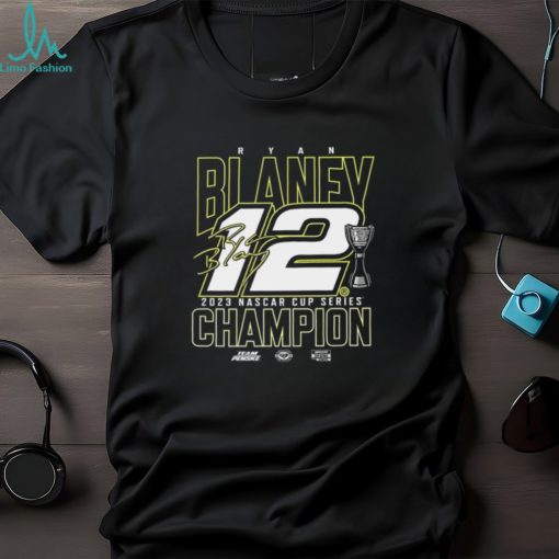 Penske Charcoal Ryan Blaney 2023 NASCAR Cup Series Champion Xtreme T Shirt