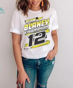 Penske Heather Charcoal Ryan Blaney 2023 NASCAR Cup Series Champion Trophy T Shirt