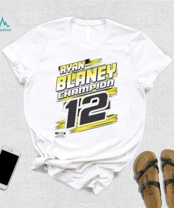 Penske Heather Charcoal Ryan Blaney 2023 NASCAR Cup Series Champion Trophy T Shirt