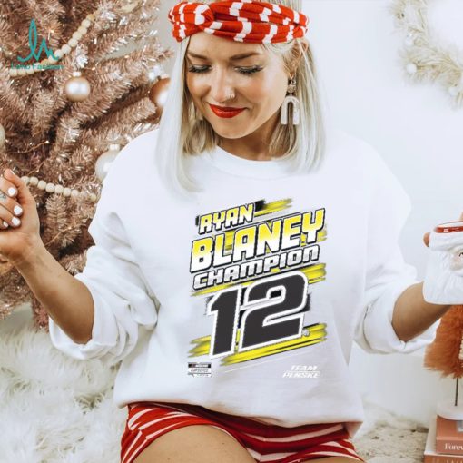 Penske Heather Charcoal Ryan Blaney 2023 NASCAR Cup Series Champion Trophy T Shirt