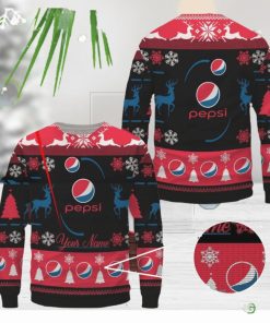 Pepsi All Over Printed Ugly Sweater Uniform Sweater Party Gift Custom Name