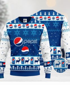 Pepsi Snowflake Pattern Ugly Christmas Sweater Gift For Christmas