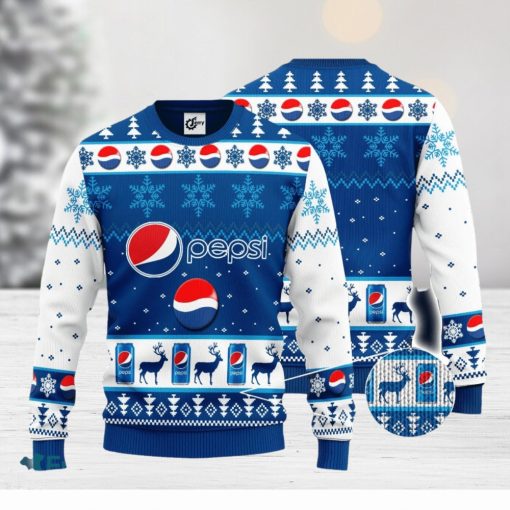 Pepsi Snowflake Pattern Ugly Christmas Sweater Gift For Christmas