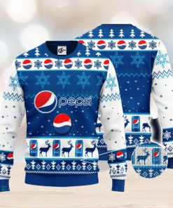 Pepsi Snowflake Pattern Ugly Christmas Sweater Gift For Christmas