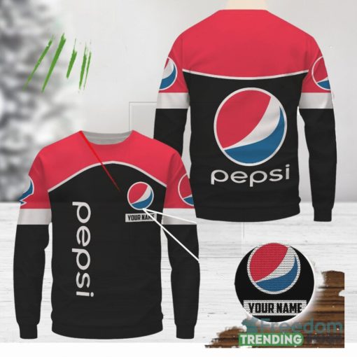 Pepsi UGLY Sweater 3D Ugly Christmas Sweater Best Gift Custom Name