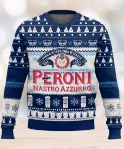 Peroni Nastro Azzurro Ugly Christmas Sweater 2023 Christmas Gift 3D Sweater