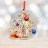 Personalized Piano Flat Acrylic Christmas Ornament