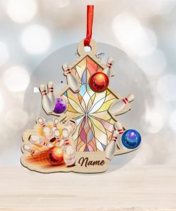 Personalized Bowling Christmas Tree Ornament