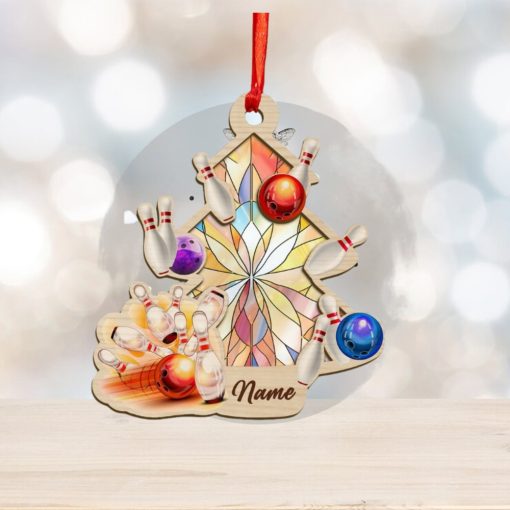 Personalized Bowling Christmas Tree Ornament