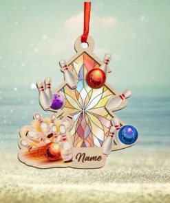 Personalized Bowling Christmas Tree Ornament